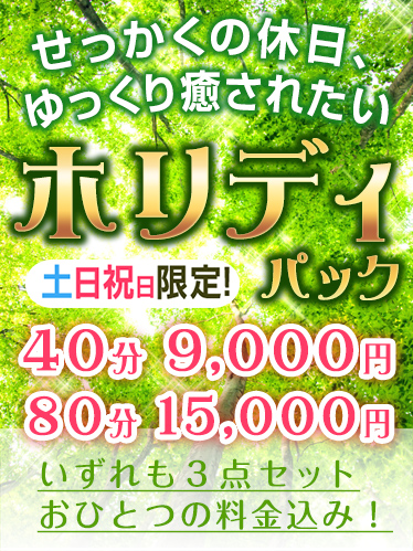 ホリデイパック!